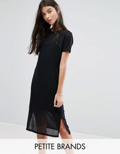 Сетчатое платье миди New Look Petite - Черный