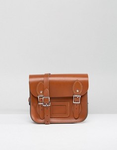 Маленькая светло-коричневая сумка сэтчел Leather Satchel Company - Рыжий