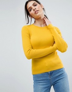 Джемпер в рубчик ASOS - Желтый
