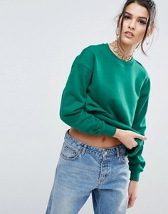 Свободный свитшот ASOS - Зеленый