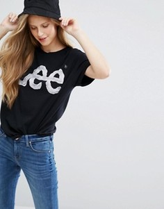 Футболка с логотипом Lee - Черный