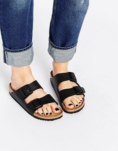 Черные узкие сандалии Birkenstock Arizona - Черный