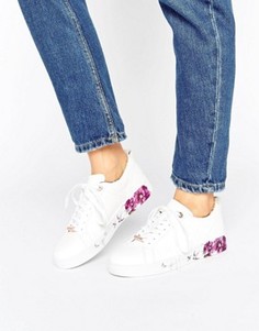 Кожаные кроссовки Ted Baker Barrica - Белый
