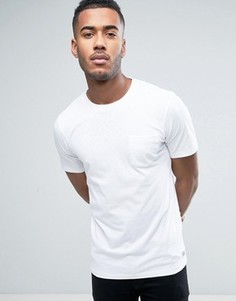 Футболка с круглым вырезом и карманом Jack &amp; Jones Vintage - Белый