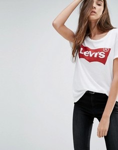 Футболка с логотипом в виде летучей мыши Levis Perfect - Белый Levis®