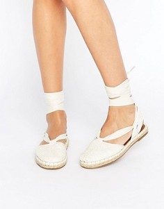 Ажурные эспадрильи TOMS Moroccan - Кремовый