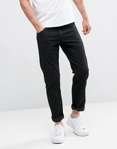 Черные эластичные джинсы слим ASOS - Черный