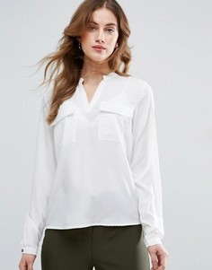 Рубашка с карманами Vila - Белый