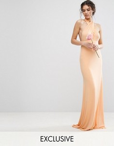 Платье-трансформер длины макси TFNC WEDDING - Оранжевый