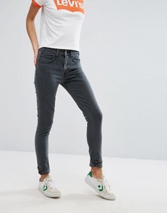 Джинсы скинни с завышенной талией Levis Orange Tab 721 Vintage - Черный