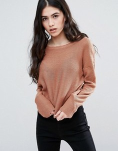 Джемпер с круглым вырезом Brave Soul - Коричневый