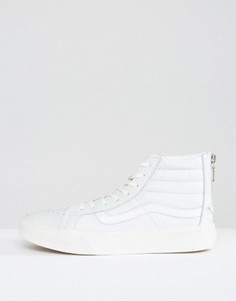 Кожаные кроссовки c молниями Vans Sk8 Hi - Мульти