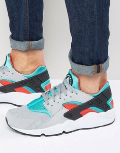 Серые кроссовки Nike Air Huarache 318429-023 - Серый