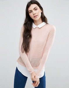 Топ с двухслойным эффектом Vero Moda - Розовый