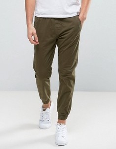 Узкие брюки с манжетами Jack &amp; Jones Intelligence - Зеленый
