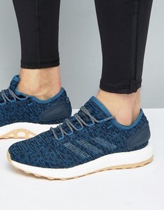 Синие кроссовки adidas Pure Boost BA8896 - Синий
