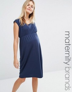 Платье для беременных Mamalicious Peri - Темно-синий Mama.Licious