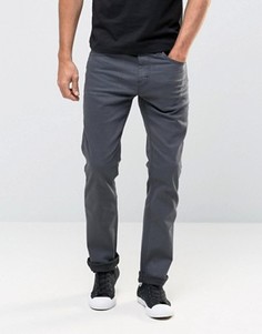 Узкие серо-черные выбеленные джинсы 511 Levis Line 8 3D - Серый