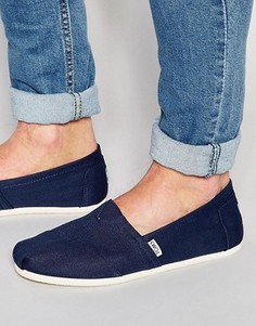 Классические парусиновые эспадрильи TOMS - Синий