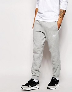 Спортивные штаны с манжетами Nike AW77 - Серый