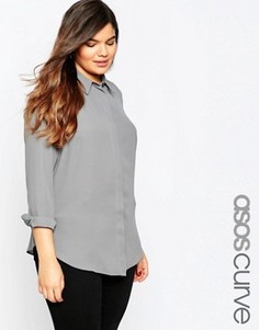 Повседневная блузка ASOS CURVE - Серый