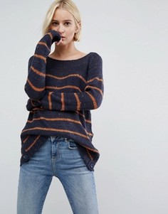 Джемпер в полоску Vero Moda - Темно-синий