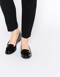 Лакированные лоферы New Look - Черный