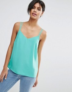 Тканый топ на двойных бретельках ASOS - Зеленый