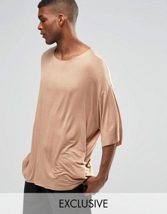 Oversize-футболка Reclaimed Vintage - Коричневый