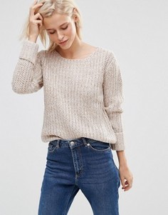 Вязаный джемпер Brave Soul - Коричневый