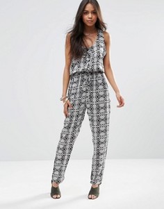 Комбинезон с принтом Brave Soul - Черный