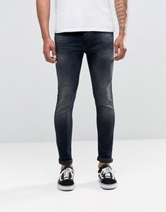 Темные эластичные джинсы скинни Replay Jondrill - Синий