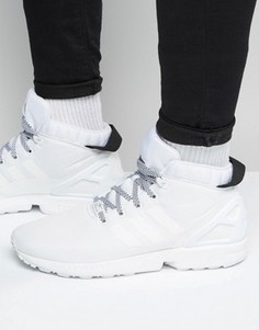 Белые кроссовки adidas Originals ZX Flux 5/8 S75944 - Белый