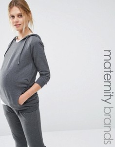 Домашнее худи для беременных Mamalicious - Серый Mama.Licious