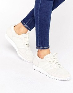 Кремово-песочные кроссовки adidas Originals La - Кремовый