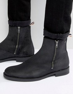 Замшевые ботинки на молнии Jack &amp; Jones - Черный