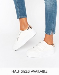 Кроссовки на липучках ASOS DAVIUS - Белый