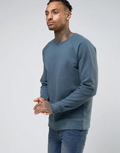 Синий свитшот ASOS - Бежевый