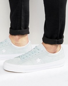 Синие кроссовки Converse One Star 153963C-450 - Синий