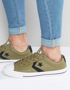 Зеленые кроссовки Converse Star Player 153764C-261 - Зеленый