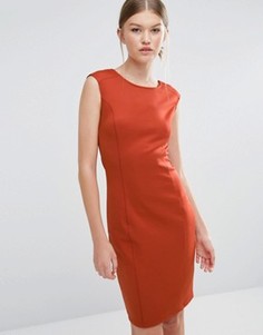 Платье с короткими рукавами Vero Moda - Оранжевый