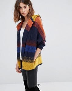 Свободное пальто-кардиган в полоску Vero Moda - Мульти