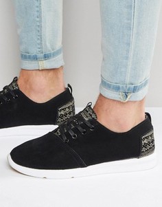 Замшевые кроссовки Toms Viaje - Черный