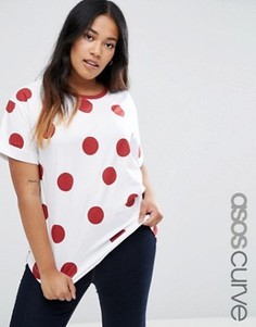 Топ в горошек ASOS CURVE - Мульти