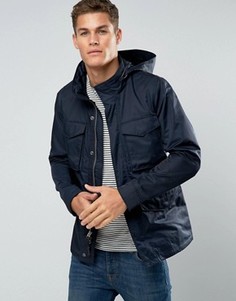 Нейлоновая куртка‑френч с убирающимся капюшоном Abercrombie &amp; Fitch - Темно-синий