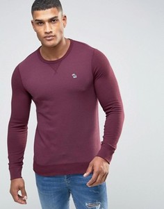 Красный свитшот с круглым вырезом и логотипом Abercrombie &amp; Fitch - Красный