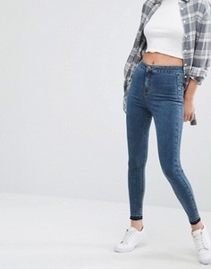 Выбеленные джинсы скинни в винтажном стиле New Look - Синий
