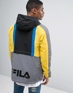 Куртка с капюшоном и логотипом сзади Fila - Черный