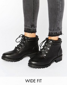 Походные ботинки для широкой стопы New Look - Черный