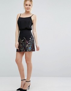 Мини-юбка Ted Baker Treasured Trinckets - Черный